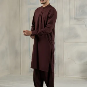 Maroon Solid Shalwar Kameez – Fancy Tailors